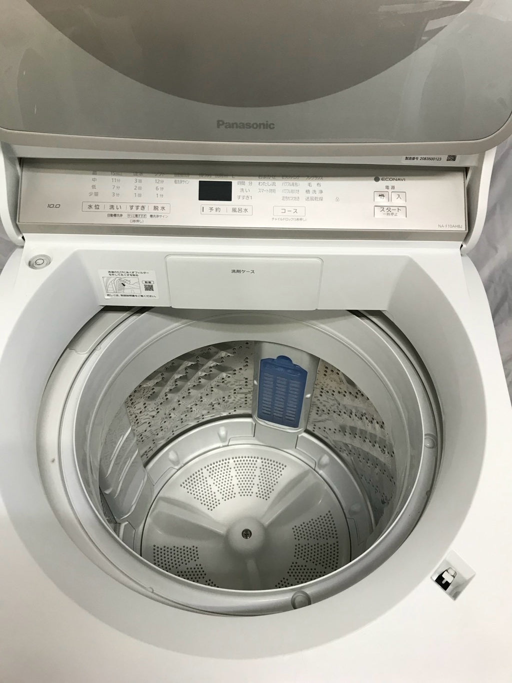 【3ヶ月保証/分解洗浄済み】Panasonic 洗濯機 NA-F10AH8J 洗濯10kg 2020年製