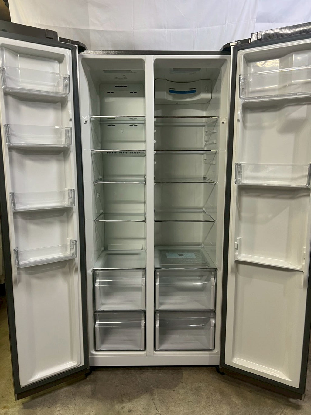 AQUA 2ドア冷蔵庫 AQR-SBS45J 2021年製 449L 観音開き