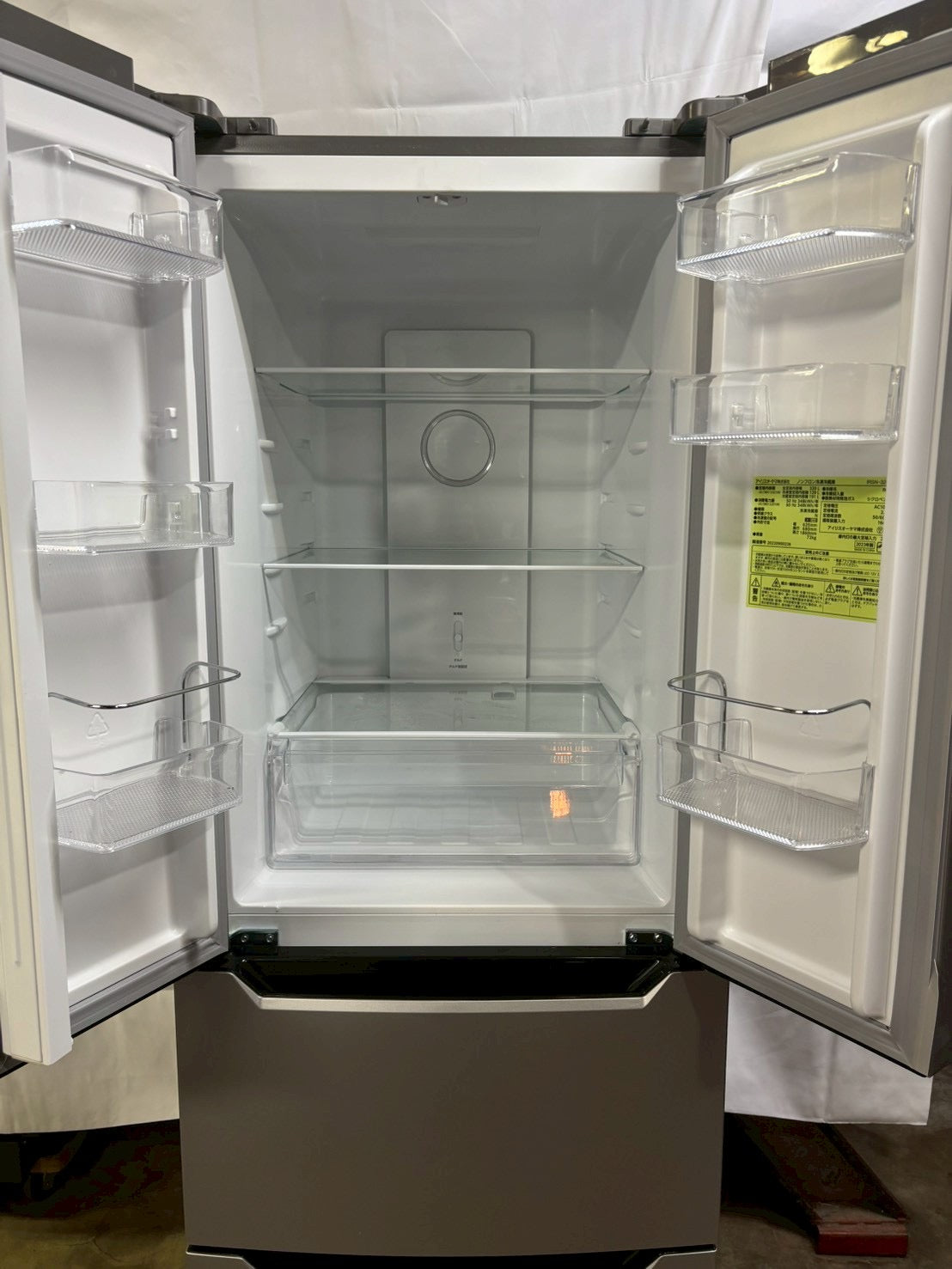 【6ヵ月保証】アイリスオーヤマ 4ドア冷蔵庫 IRSN-32B 2023年製320L 観音開き