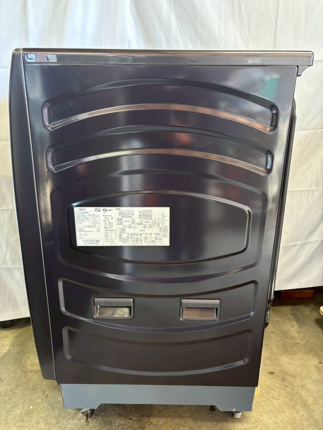 【12ヶ月保証】AQUAドラム式洗濯機 AQW-DX12N 2022年 洗濯12kg 乾燥6kg