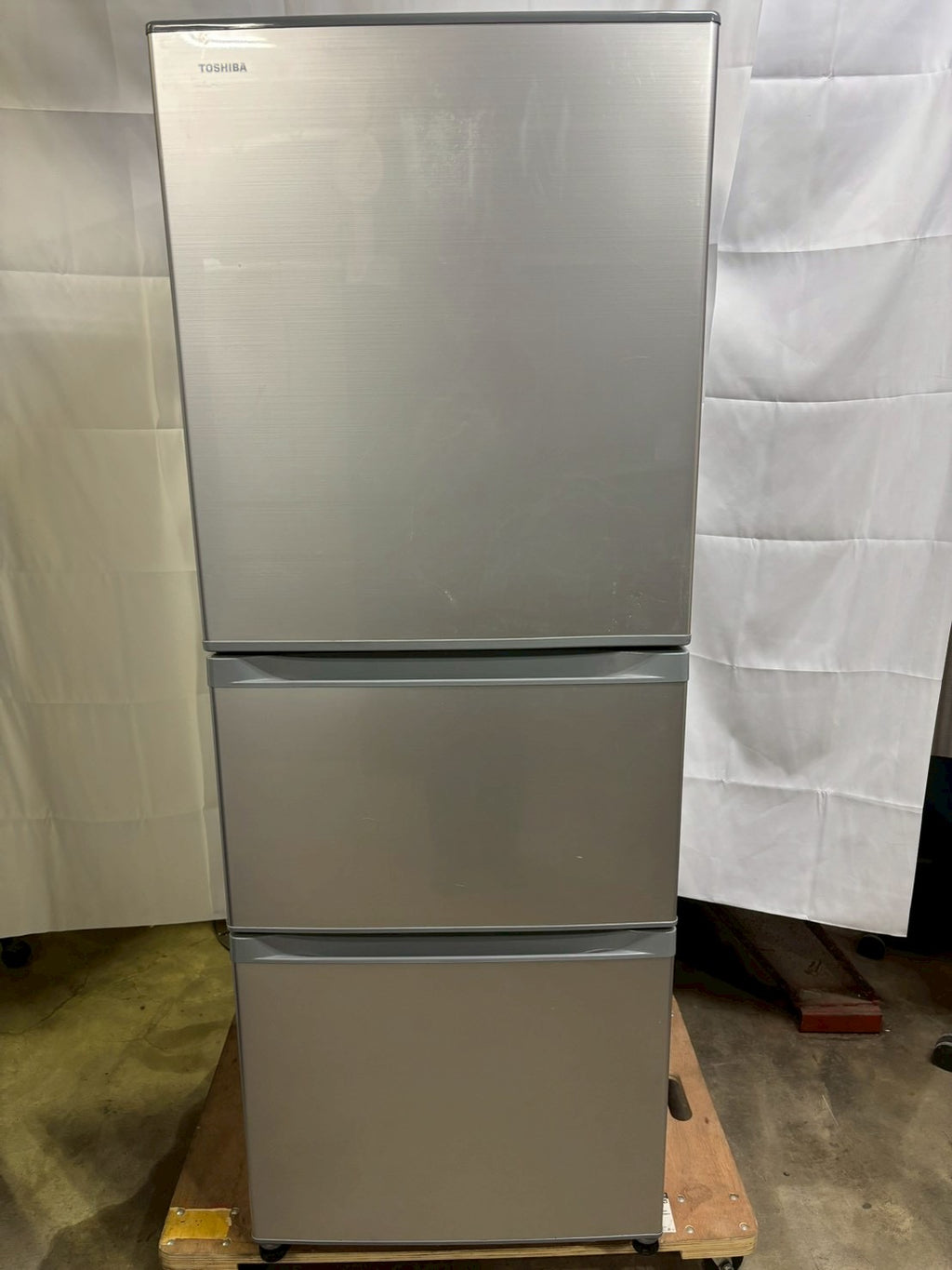 【6ヶ月保証】東芝 3ドア冷蔵庫 GR-S36S 2020年製 363L 右開き
