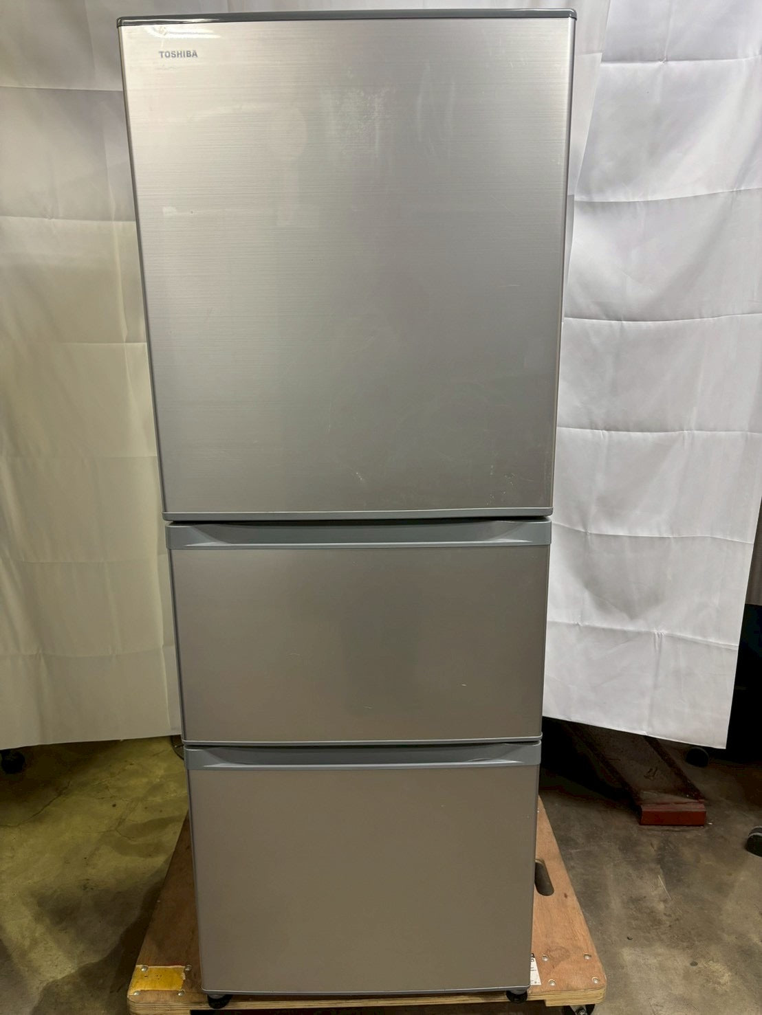 【6ヶ月保証】東芝 3ドア冷蔵庫 GR-S36S 2020年製 363L 右開き