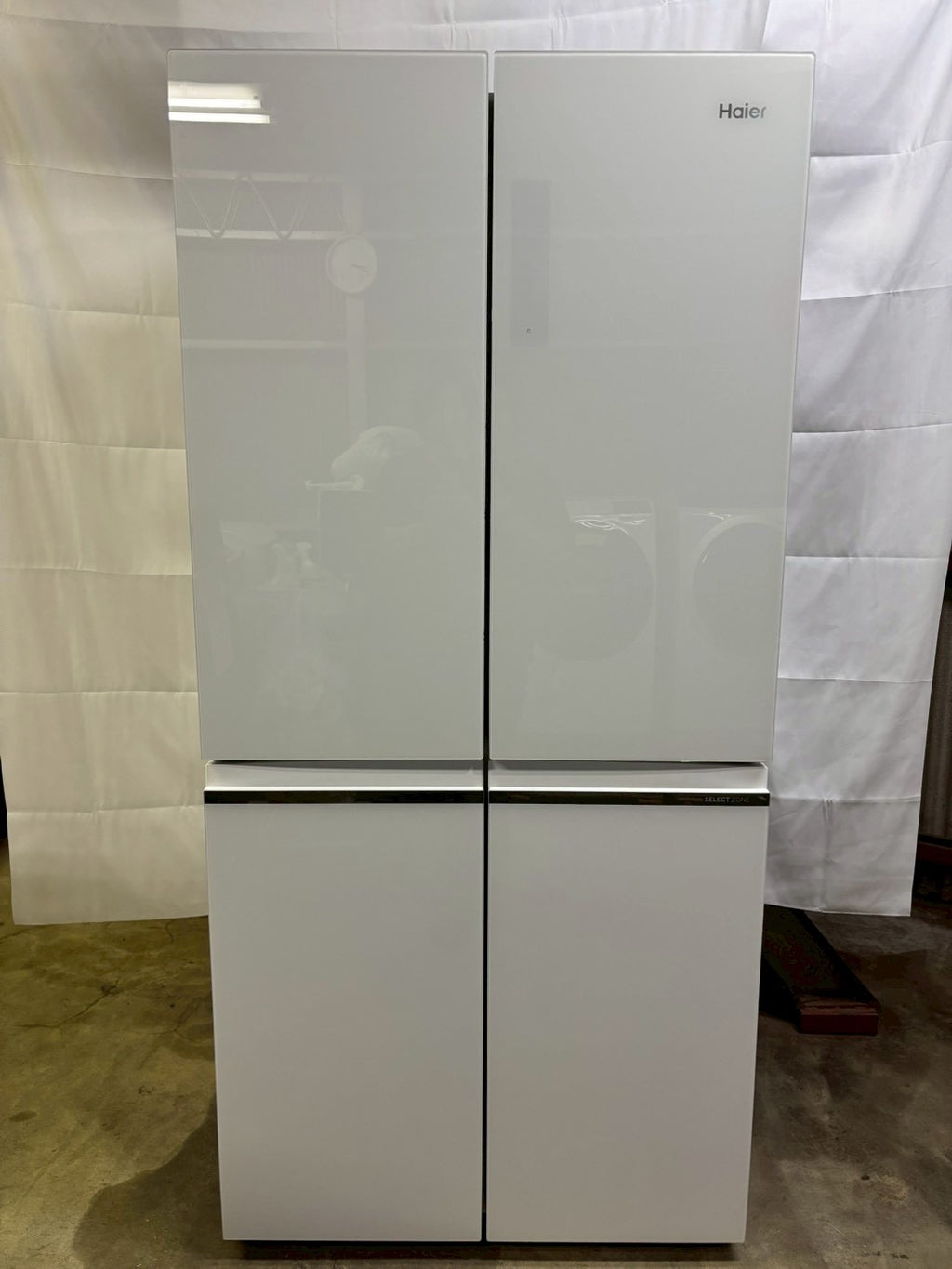 【美品】Haier 4ドア冷蔵庫 JR-GX47A 2024年製470L 観音開