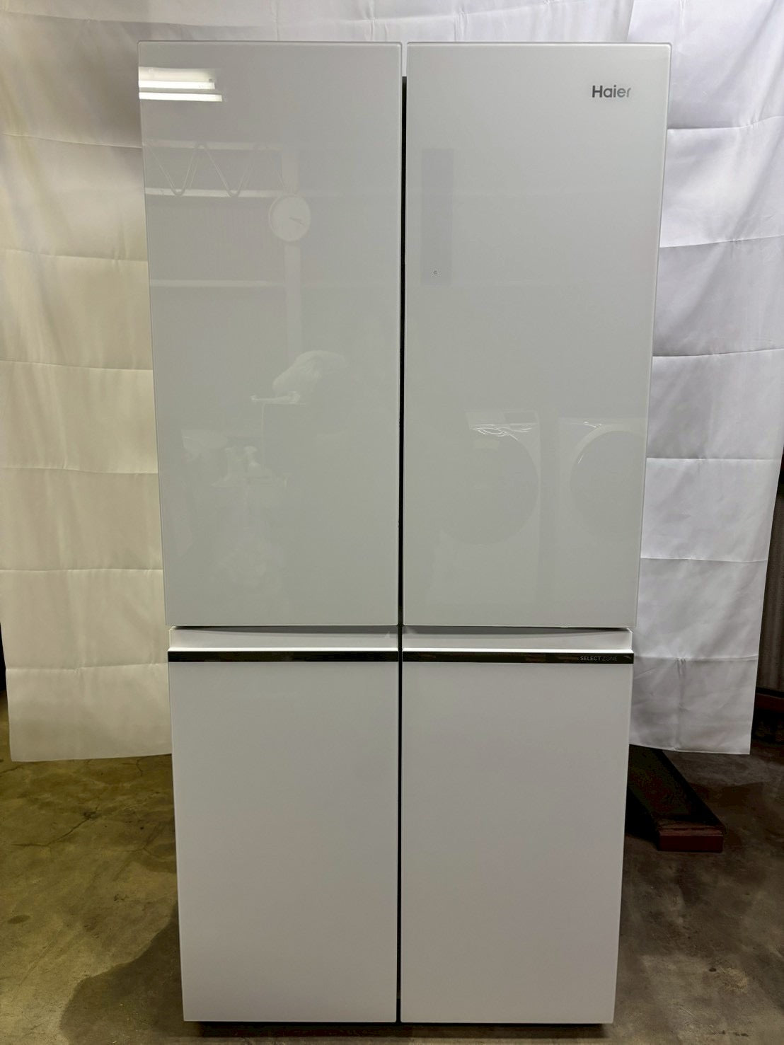 【美品】Haier 4ドア冷蔵庫 JR-GX47A 2024年製470L 観音開