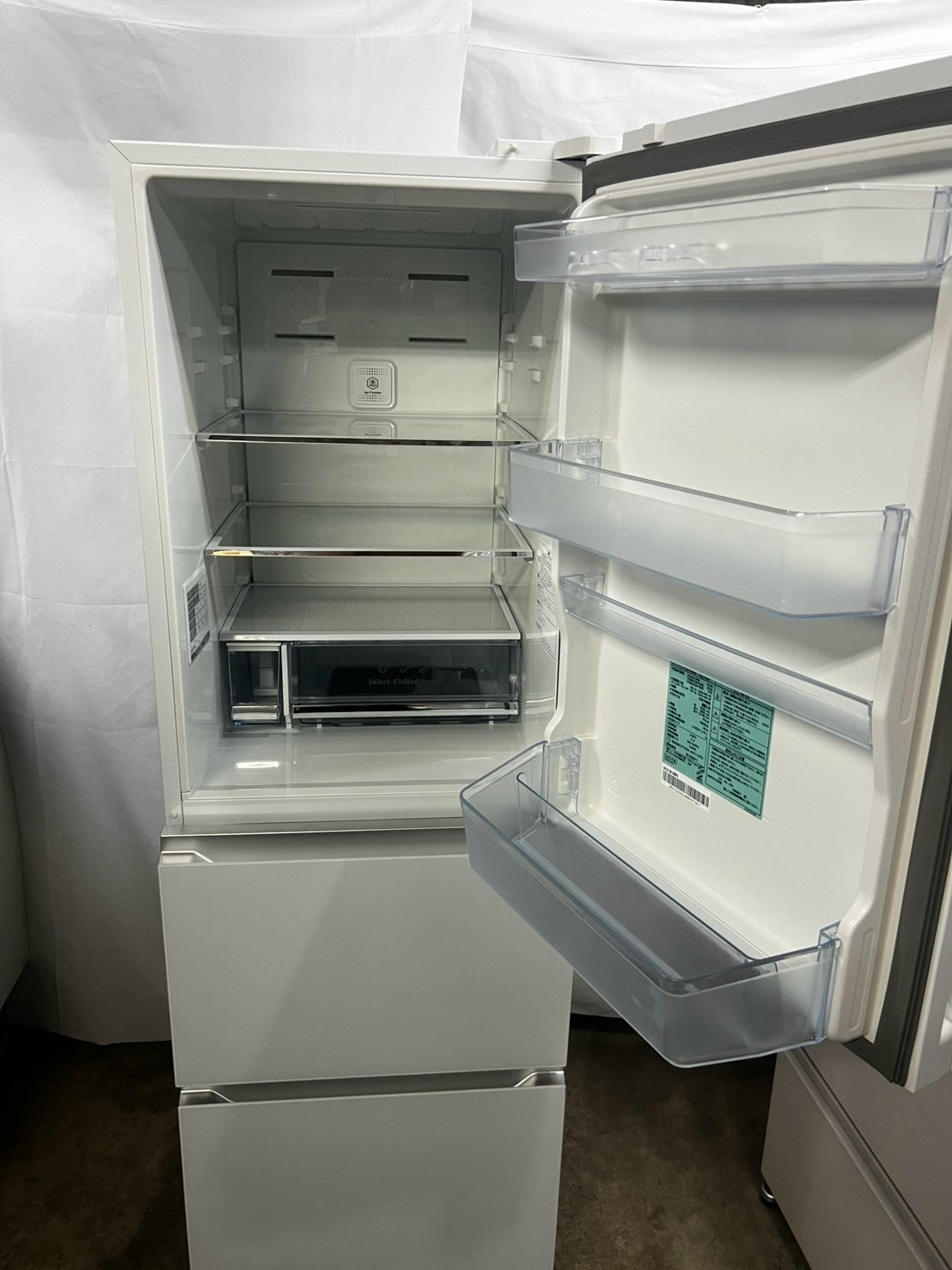 【6ヶ月保証】 ヤマダ電機 3ドア冷蔵庫  YRZ-F32K 2023年製 319L