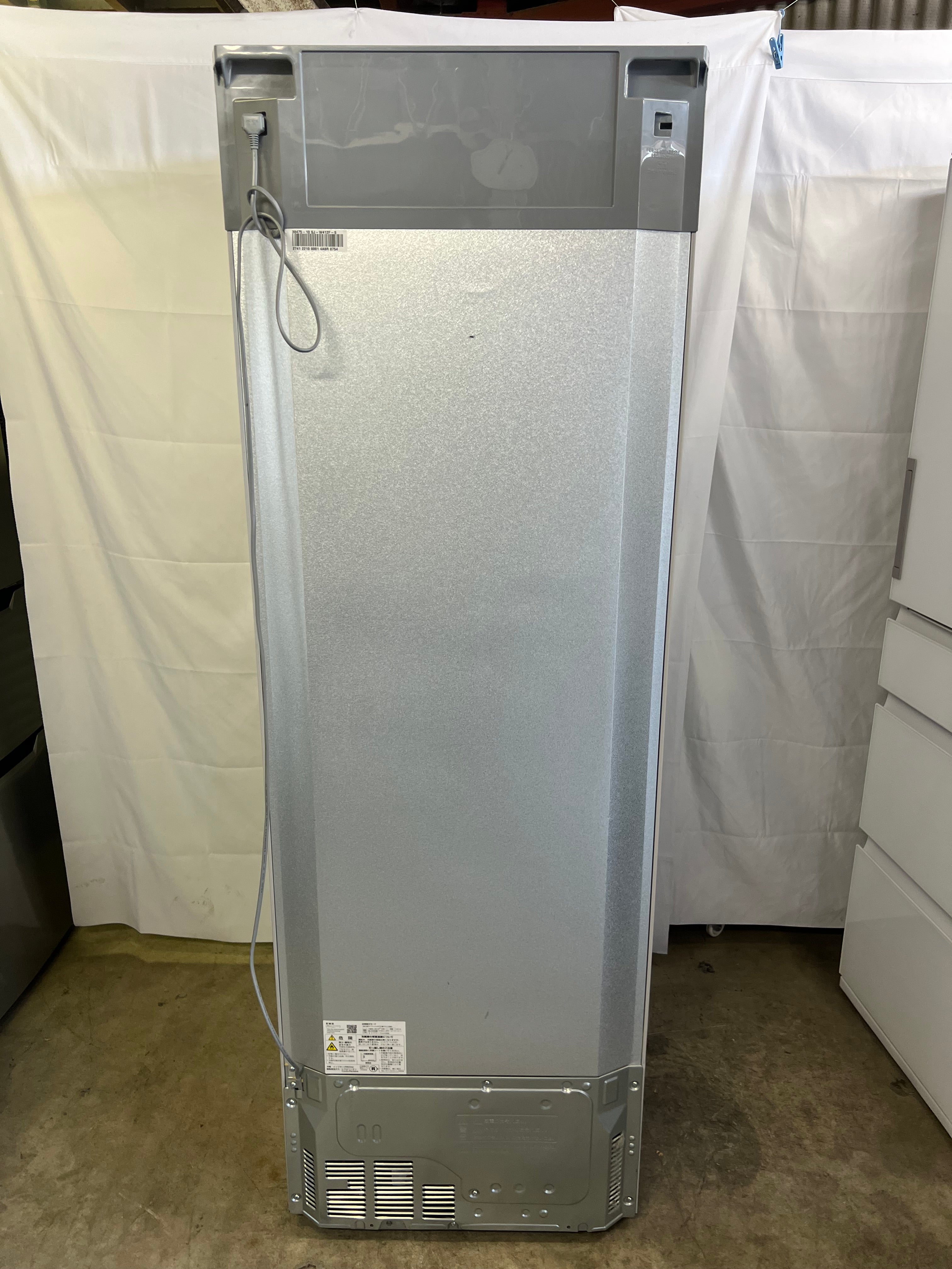 【1年保証】 SHARP冷蔵庫 SJ-W412F-S 20年製412L 両開き