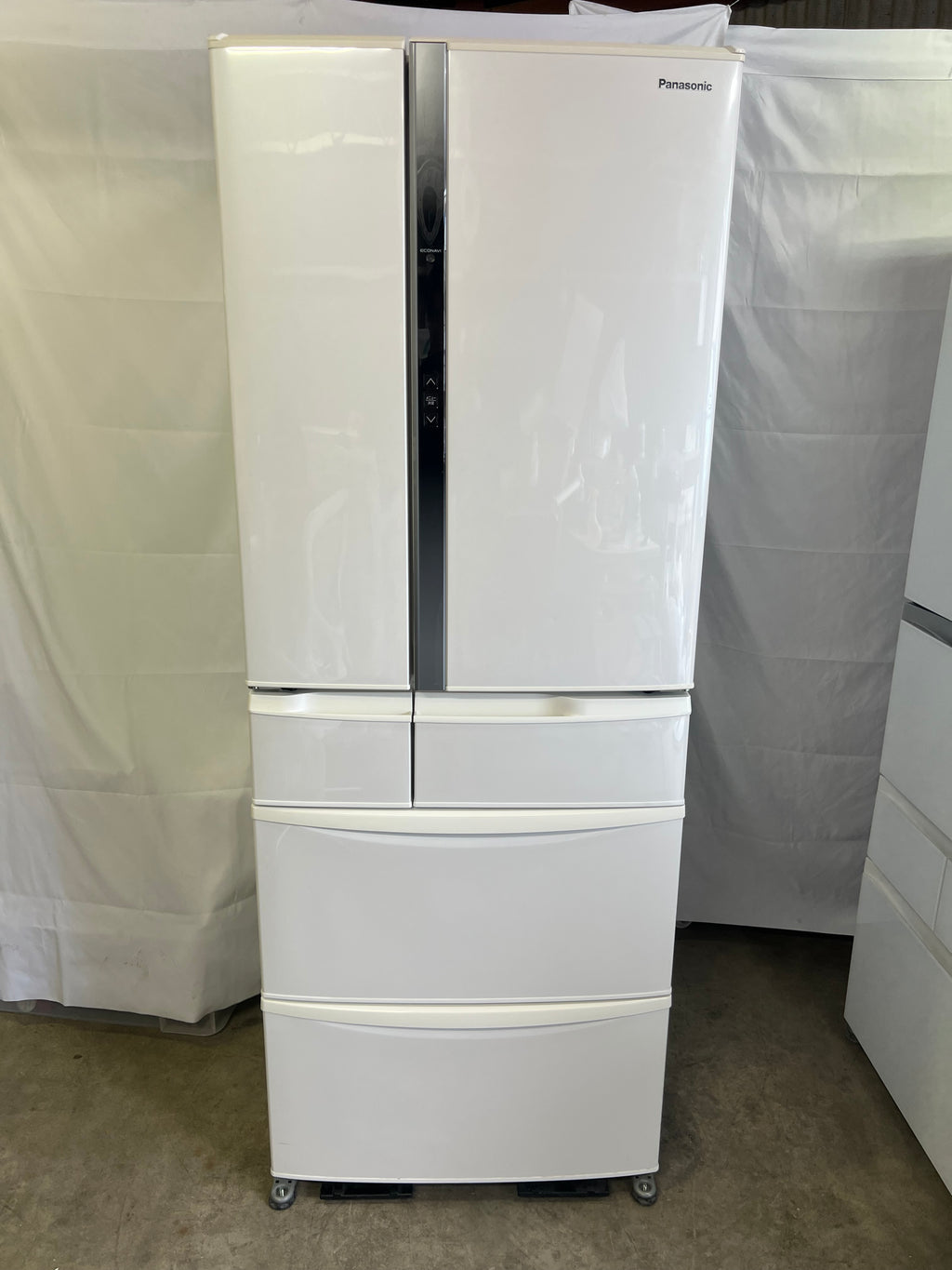 【半年保証】 Panasonic 冷蔵庫 NR-FVF453-W 2017年製451L