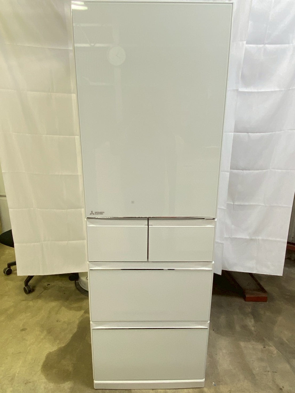 【6ヶ月保証】三菱電機 5ドア冷蔵庫 MR-B46Z-W1 2016年製455L