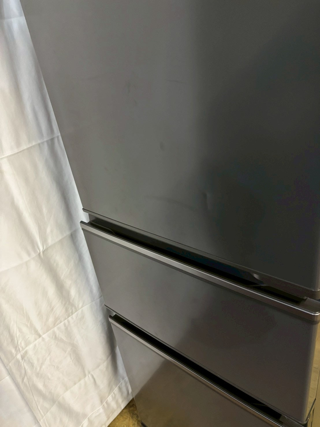 三菱電機3ドア冷蔵庫 MR-CX30G-H 2022年製300L 右開き