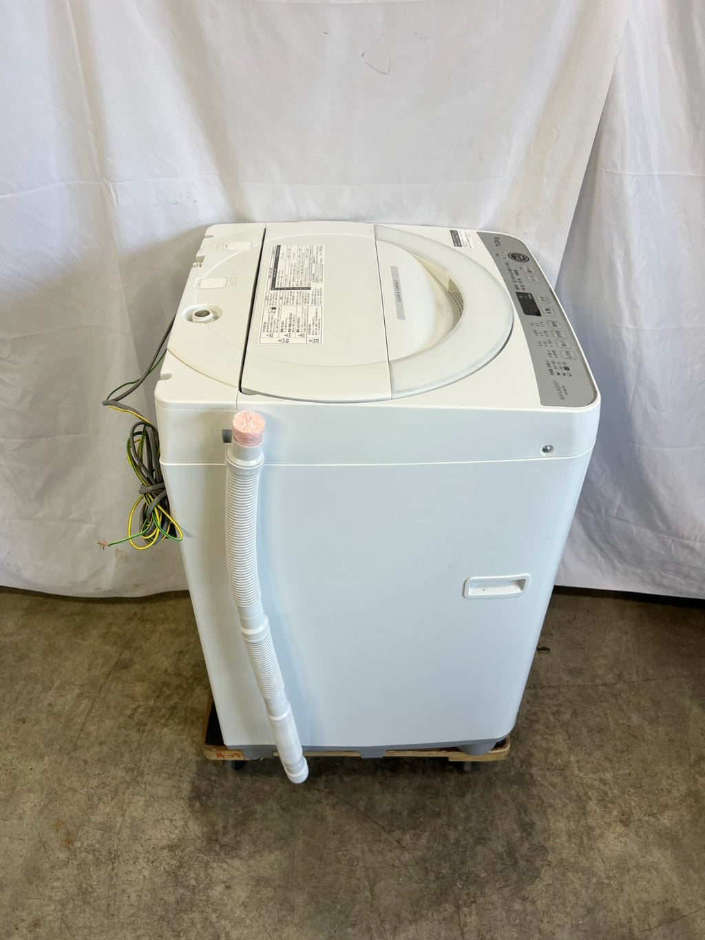 【最大2年保証】SHARP 洗濯機 ES-GE7G-W 洗濯7kg 2022年製