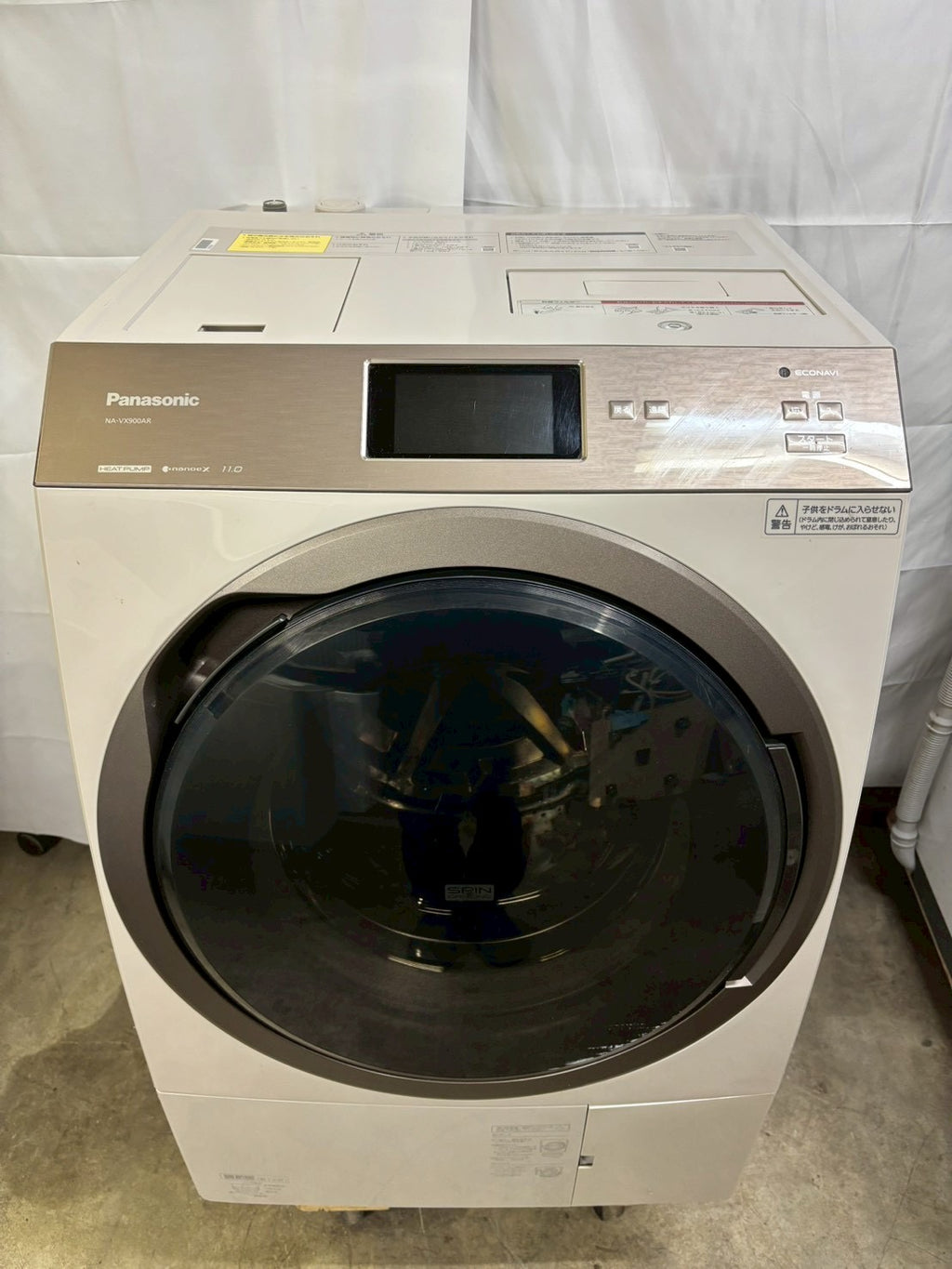 【12ヶ月保証】【分解清掃】Panasonic洗濯機NA-VX900AR 洗濯11kg乾燥6kg
