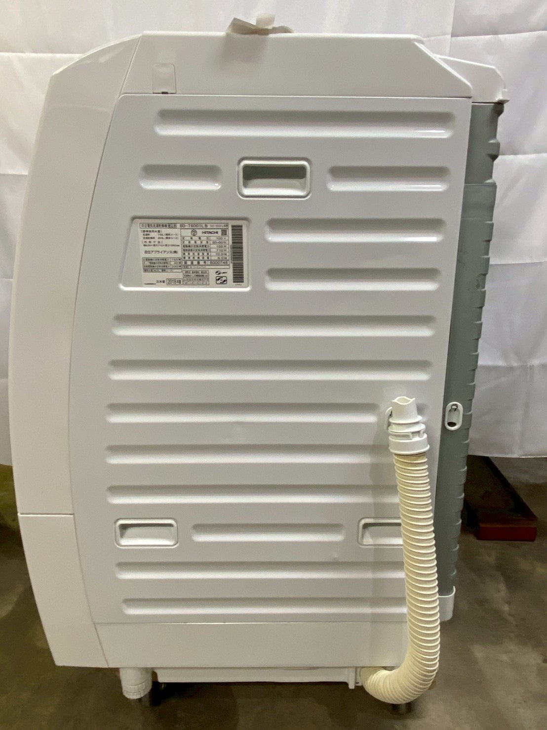 日立 ドラム式洗濯機 BD-T6001L 2018年製 洗濯10kg乾燥6kg