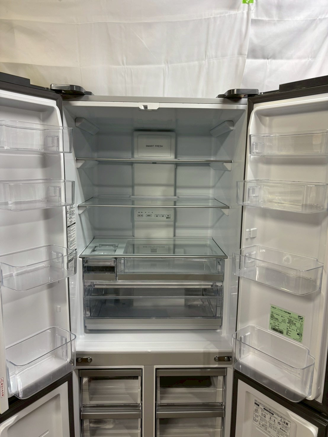 AQUA 4ドア冷蔵庫 AQR-TZ42N 2023年製420L 観音開き