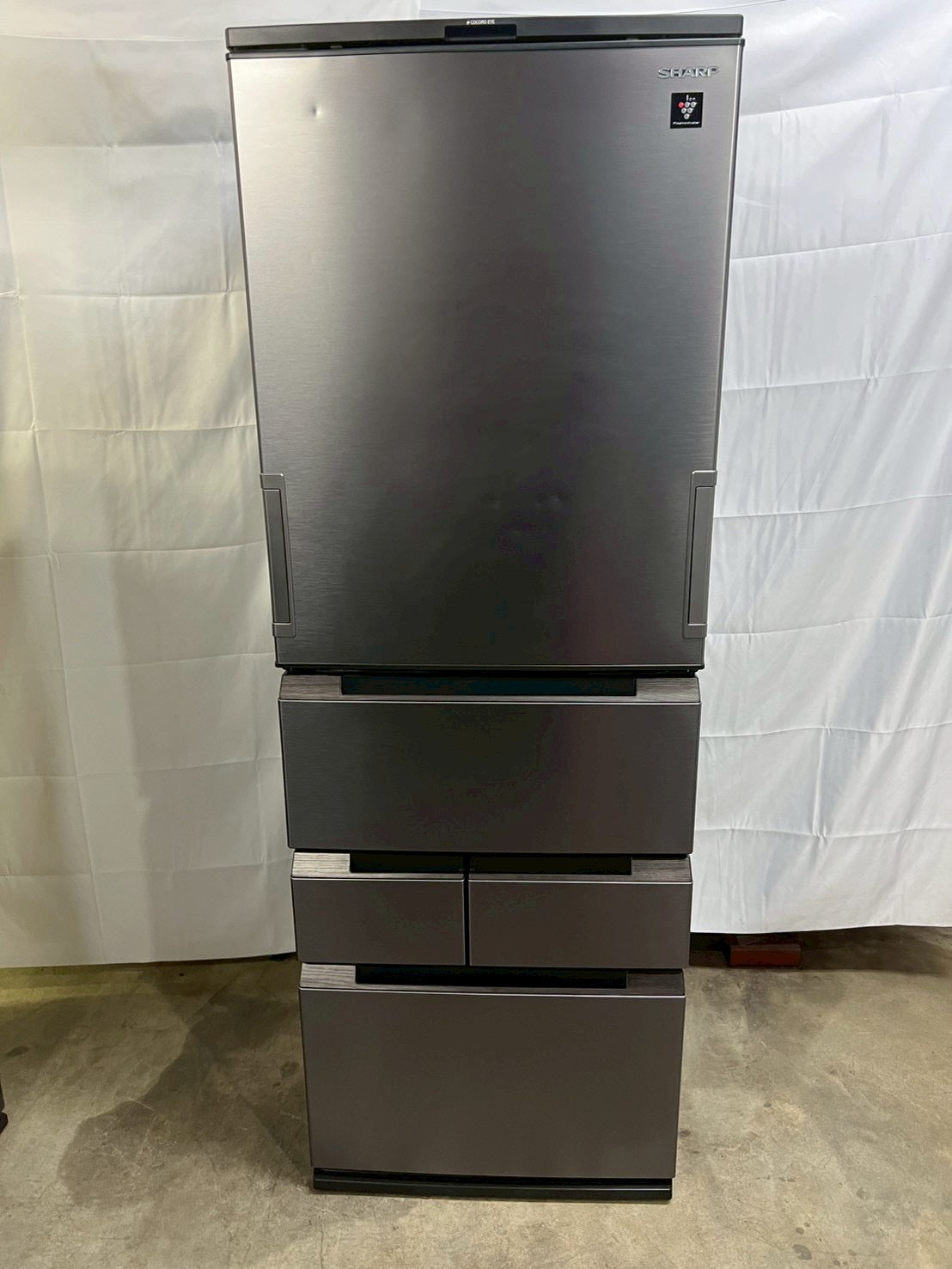 【12ヶ月保証】SHARP 5ドア冷蔵庫 SJ-MW46J-H 2021年製 457L 両開き