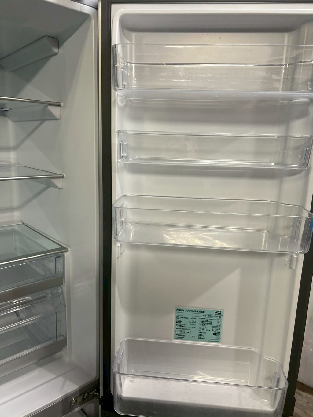 AQUA 4ドア冷蔵庫 AQR-TZ51J 2020年製 512L 観音開き