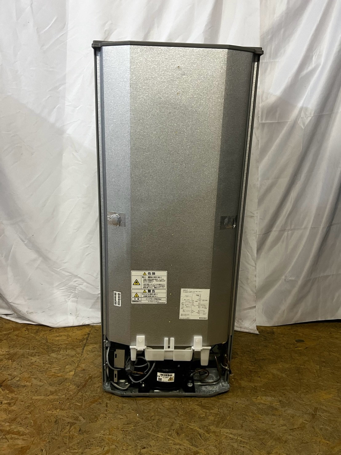 【3ヶ月保証】 AQUA 2ドア冷蔵庫 AQR-13K （S） 2021年製 126L