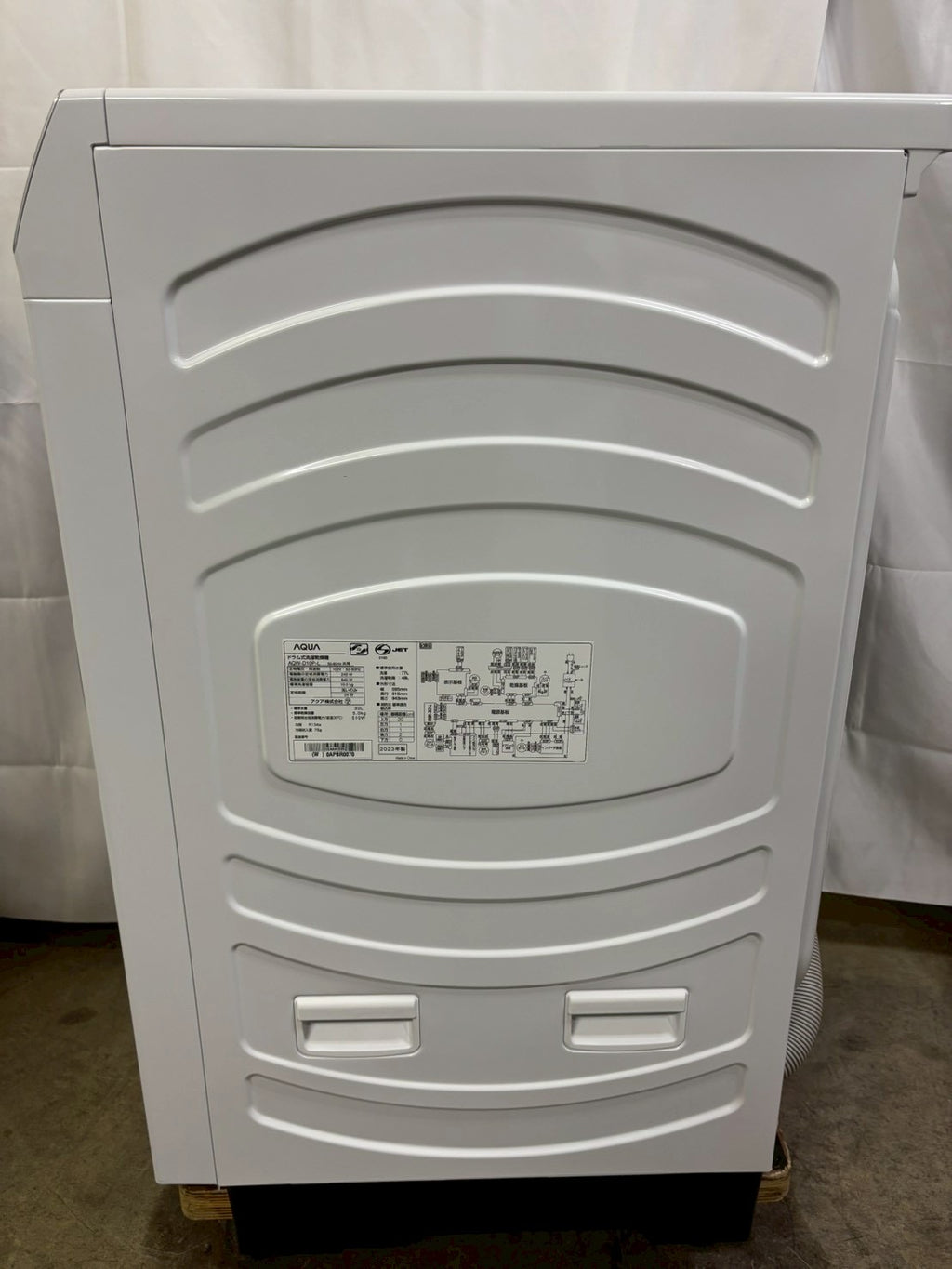 【12ヶ月保証】AQUAドラム式洗濯機 AQW-D10P 2023年 洗濯10kg 乾燥5kg