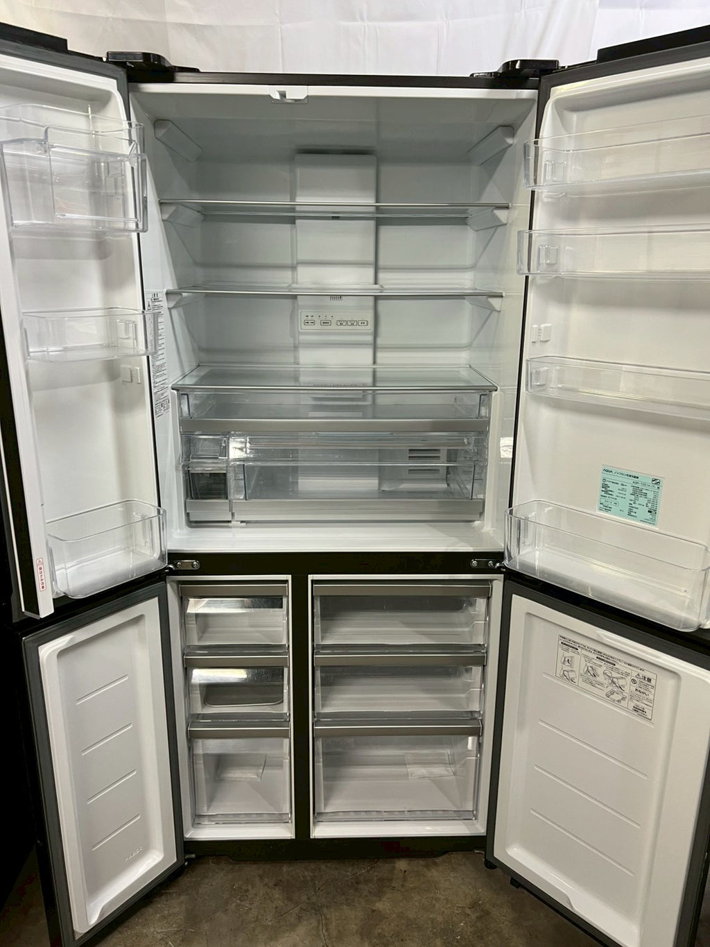 【12ヶ月保証】AQUA 4ドア冷蔵庫 AQR-TZ51H 2019年製512L 観音開き
