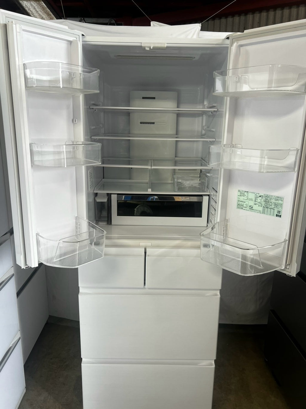 【1年保証】 日立 6ドア冷蔵庫 R-H49X 2025年製 485L