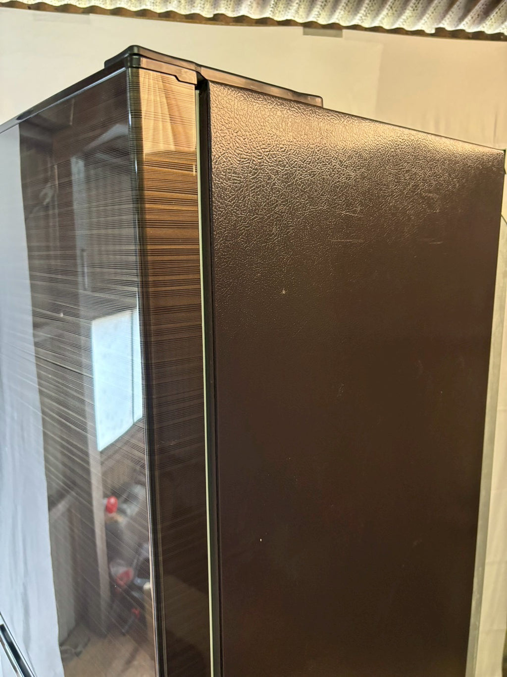 三菱 3ドア冷蔵庫 MR-CX33C-BR 2018年製 330L 右開き