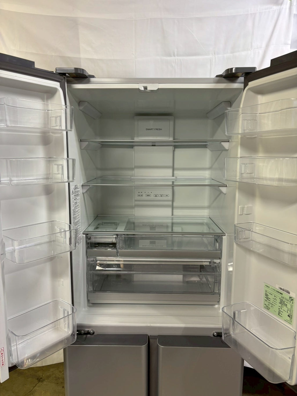 AQUA 4ドア冷蔵庫 AQR-TZ42K 2021年製420L 観音開き