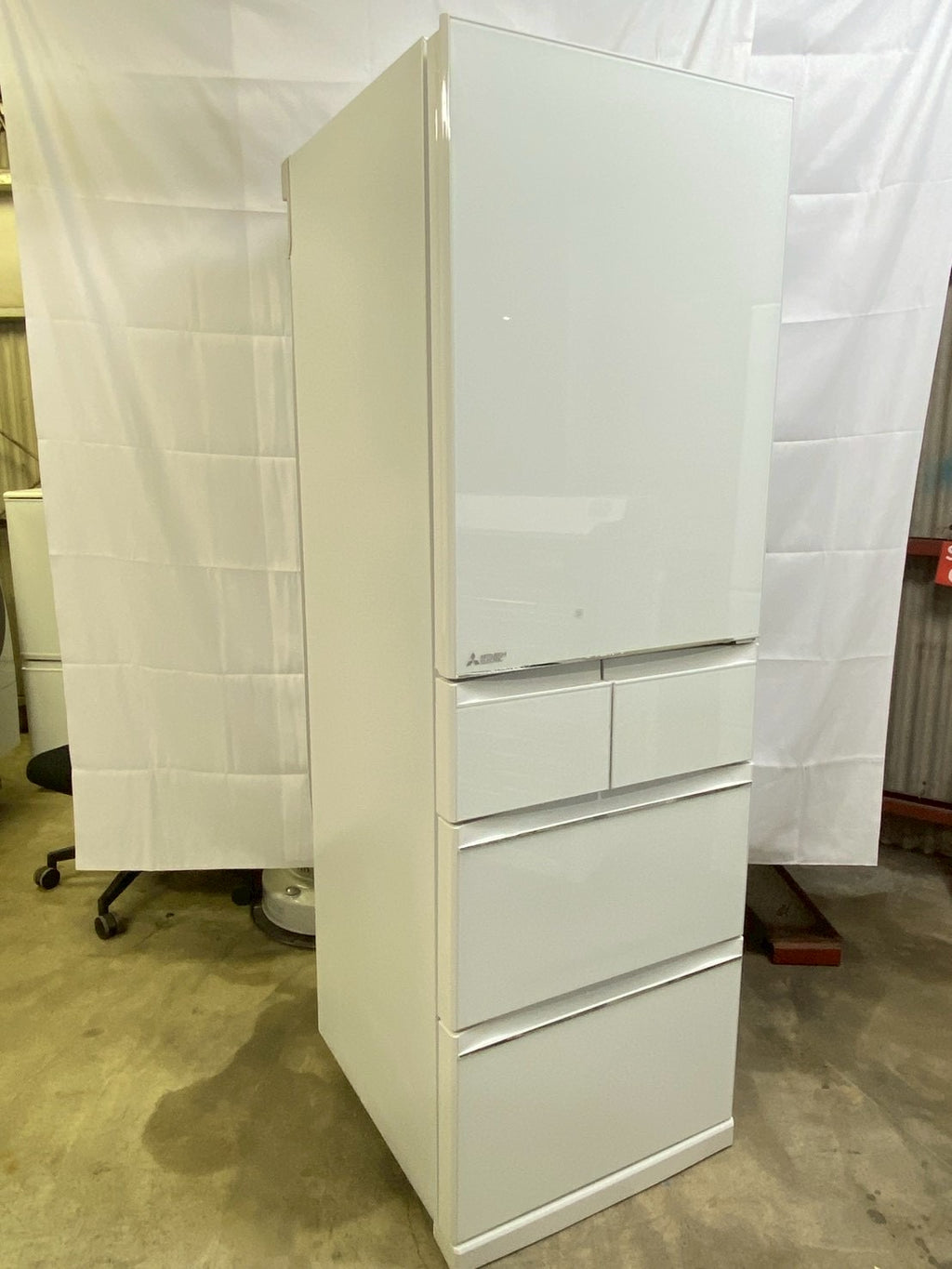 【6ヶ月保証】三菱電機 5ドア冷蔵庫 MR-B46Z-W1 2016年製455L