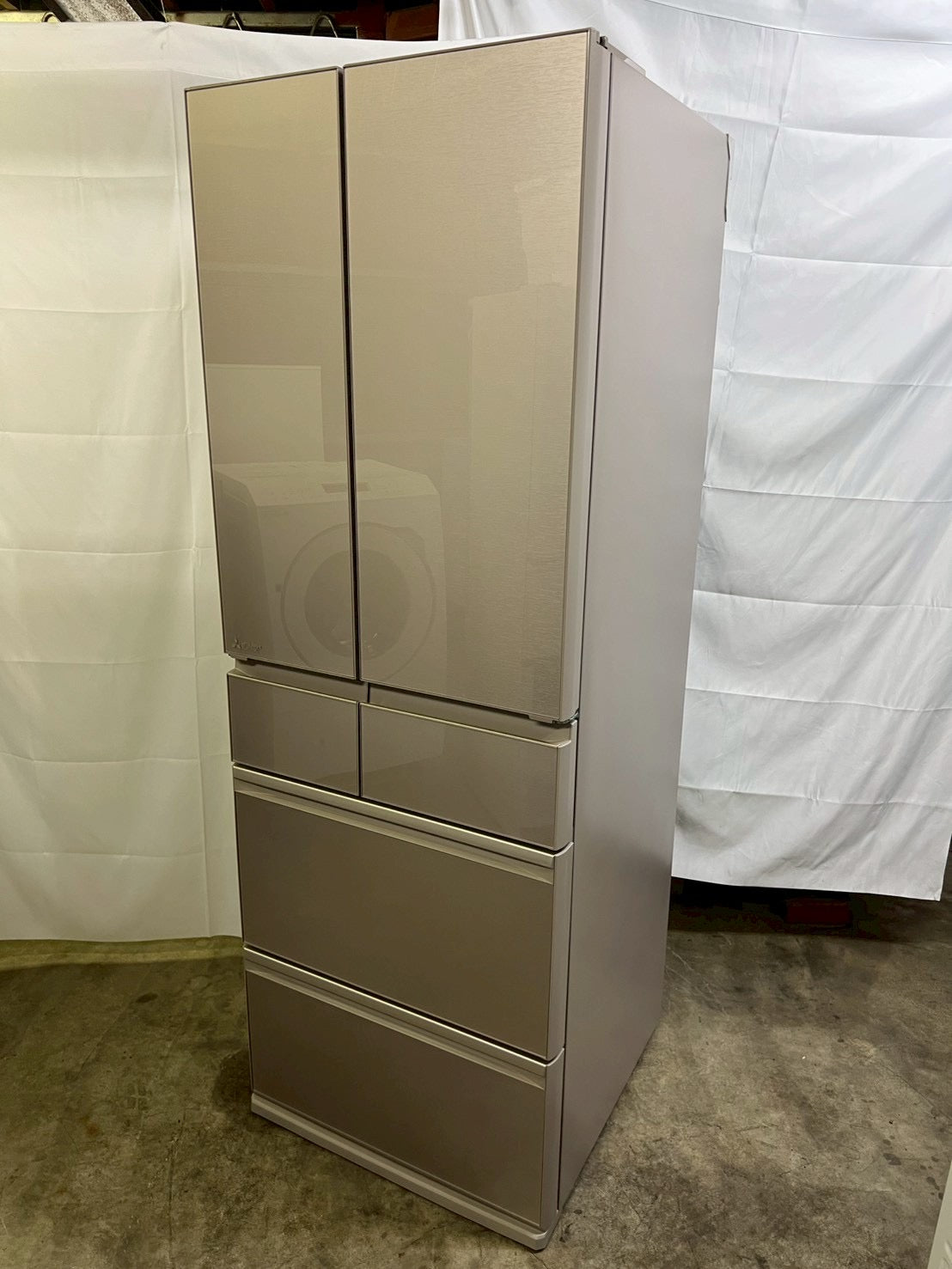 【1年保証/美品】三菱 6ドア冷蔵庫 MR-MZ49J 2023年製 485L