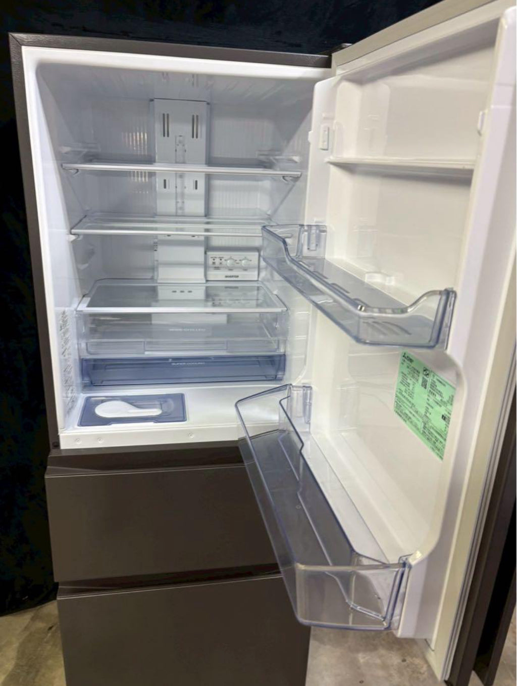 三菱 冷蔵庫 MR-CX33K-H 2024年製 330L 3ドア 右開き