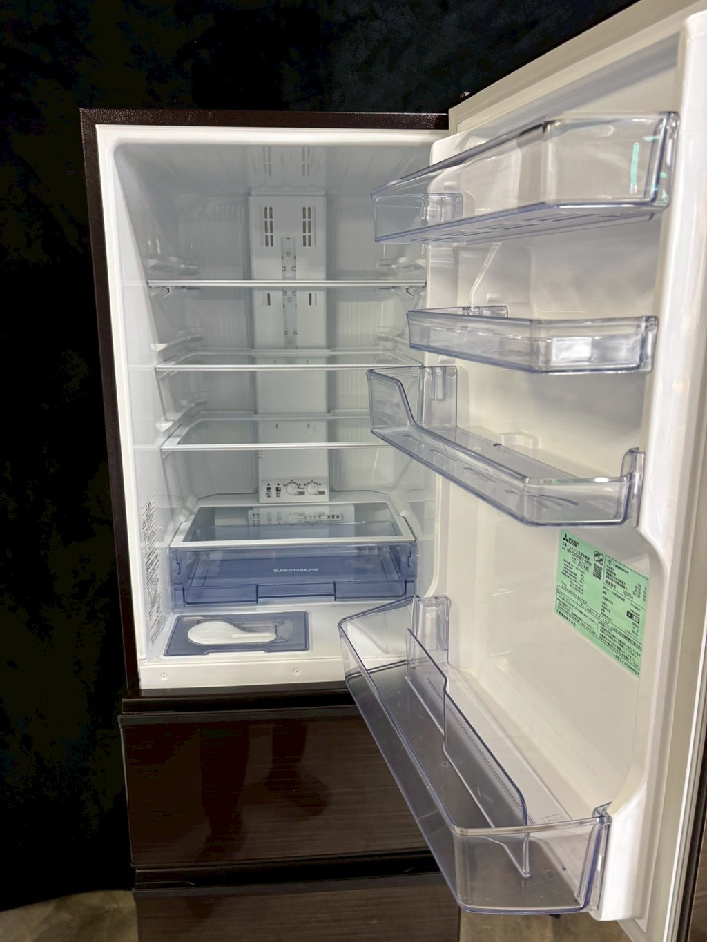 三菱 冷蔵庫 MR-CX30BKF-BR 2021年製 300L 右開き