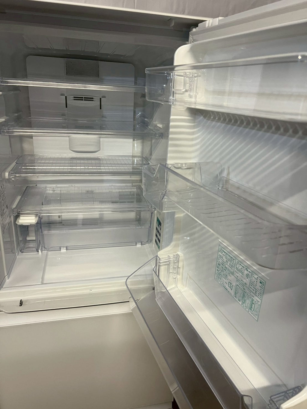 SHARP 3ドア冷蔵庫 SJ-GW35C-W 2017年製 350L 両開き