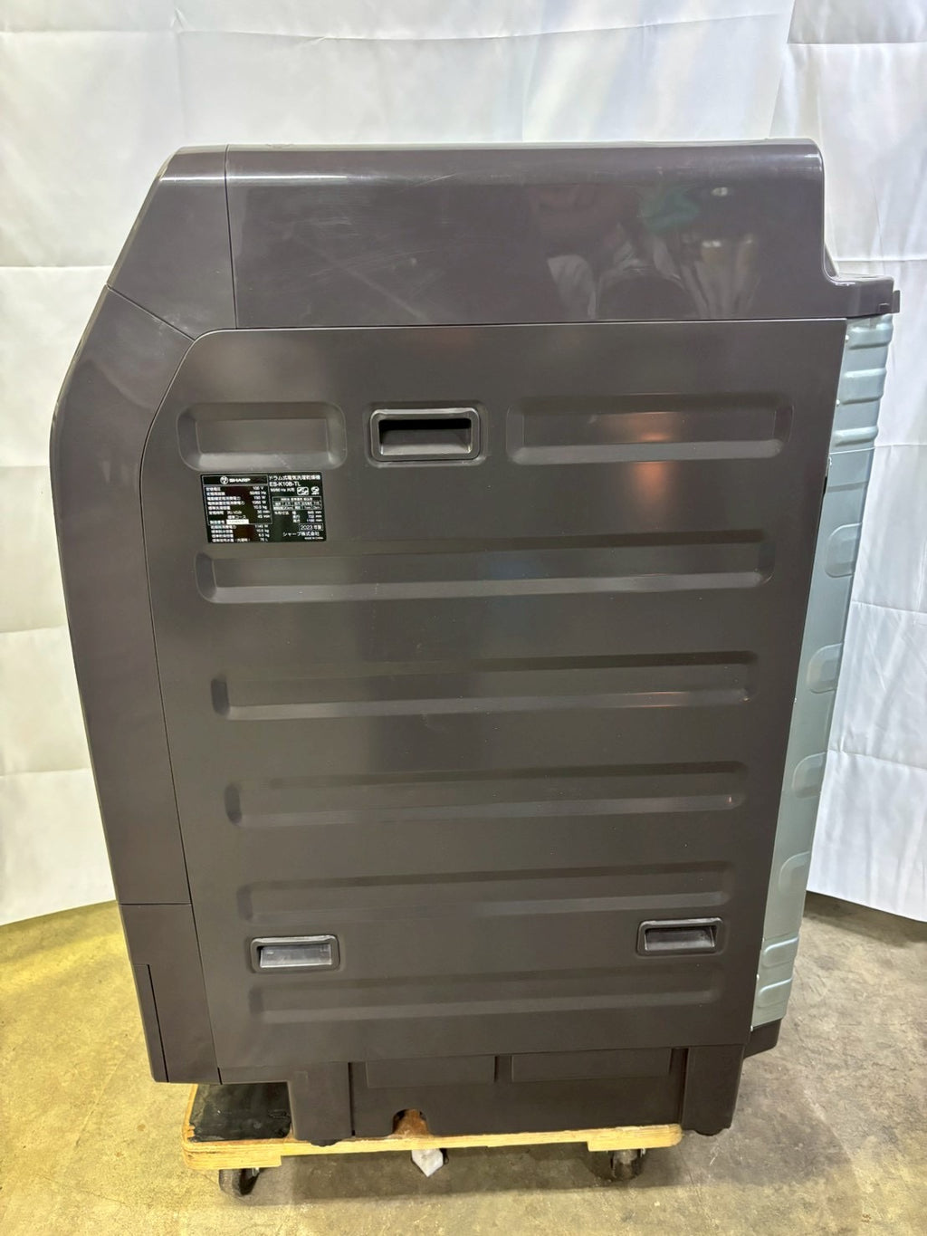 【12ヶ月保証】【分解清掃】SHARP洗濯機ES-K10B-TL洗濯10kg乾燥6kg 2023年製