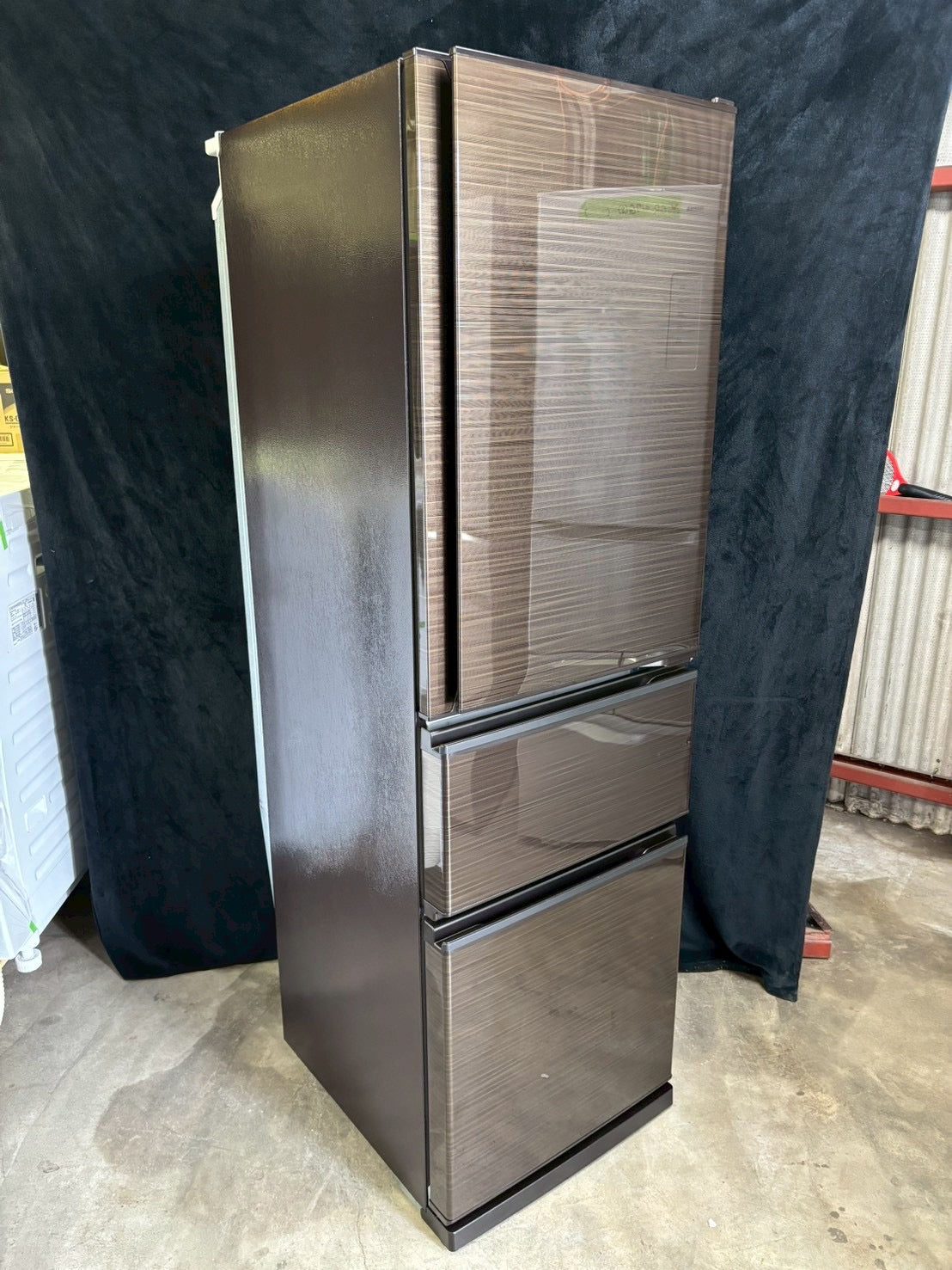 三菱 冷蔵庫 MR-CX30BKF-BR 2021年製 300L 右開き