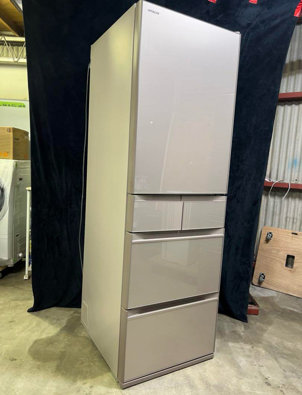 日立 冷蔵庫 R-HWS47N（XN）2020年製 470L 右開き 5ドア