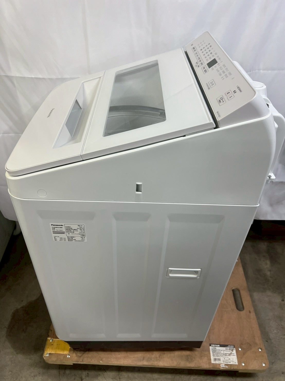【分解洗浄済み】Panasonic 全自動洗濯機NA-FA10K1 2022年製 洗濯10kg