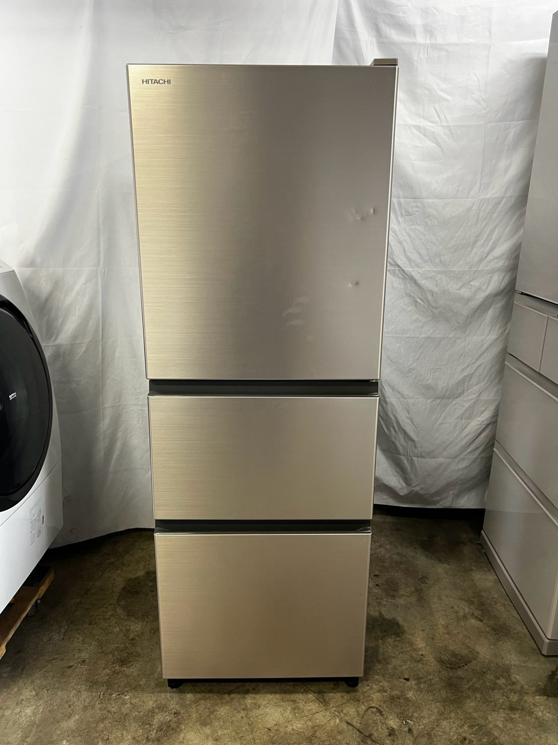 【半年保証】 日立 3ドア冷蔵庫 R-27NV 2021年製 265L