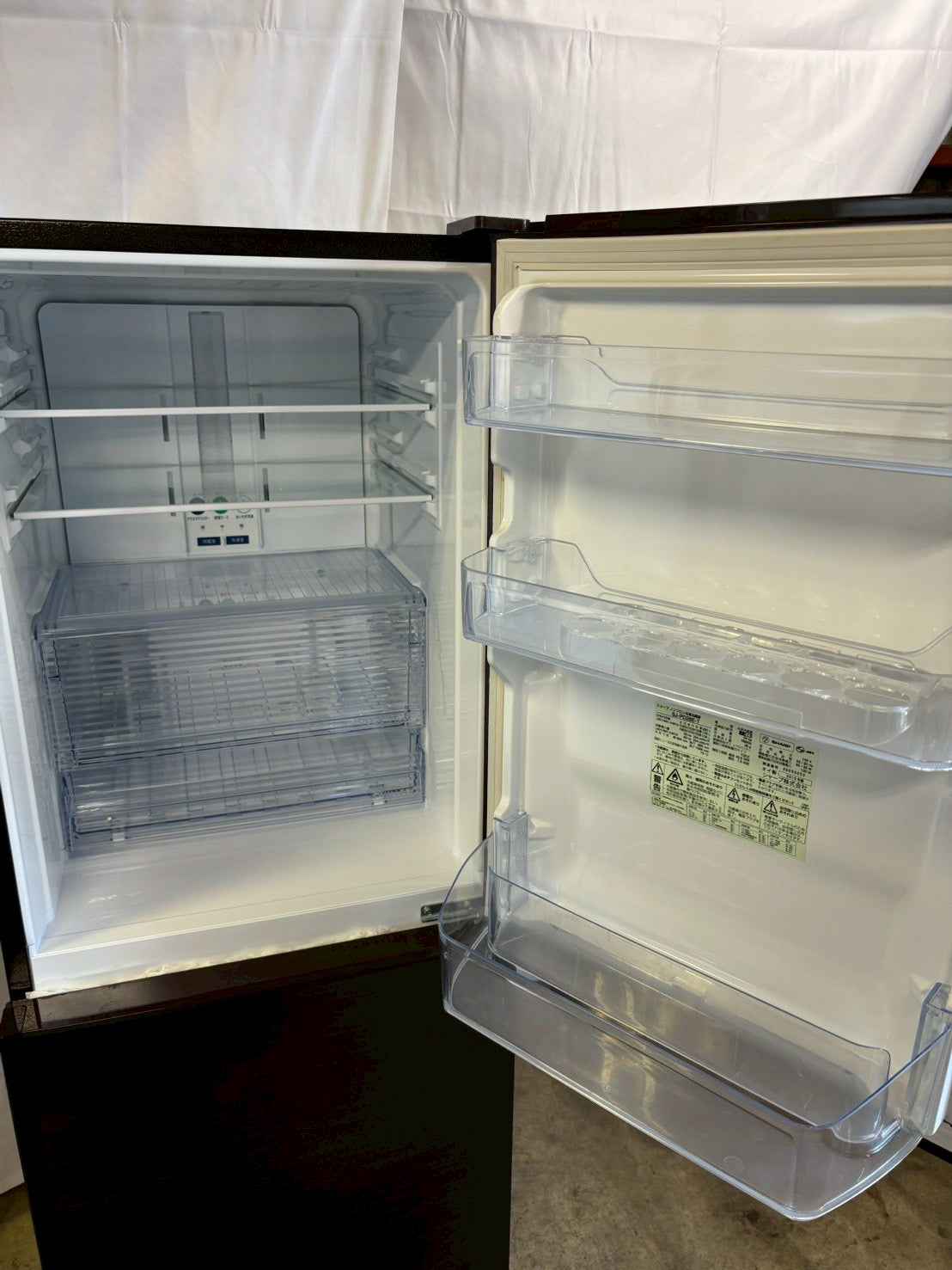 【6ヶ月保証】SHARP 2ドア冷蔵庫 SJ-PD28E-T 2019年製 280L 右開き