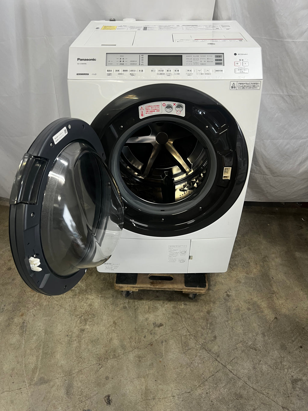 【1年保証/分解洗浄済み】Panasonic 洗濯機 NA-VX800BL 洗濯11kg 乾燥6kg 2021年製