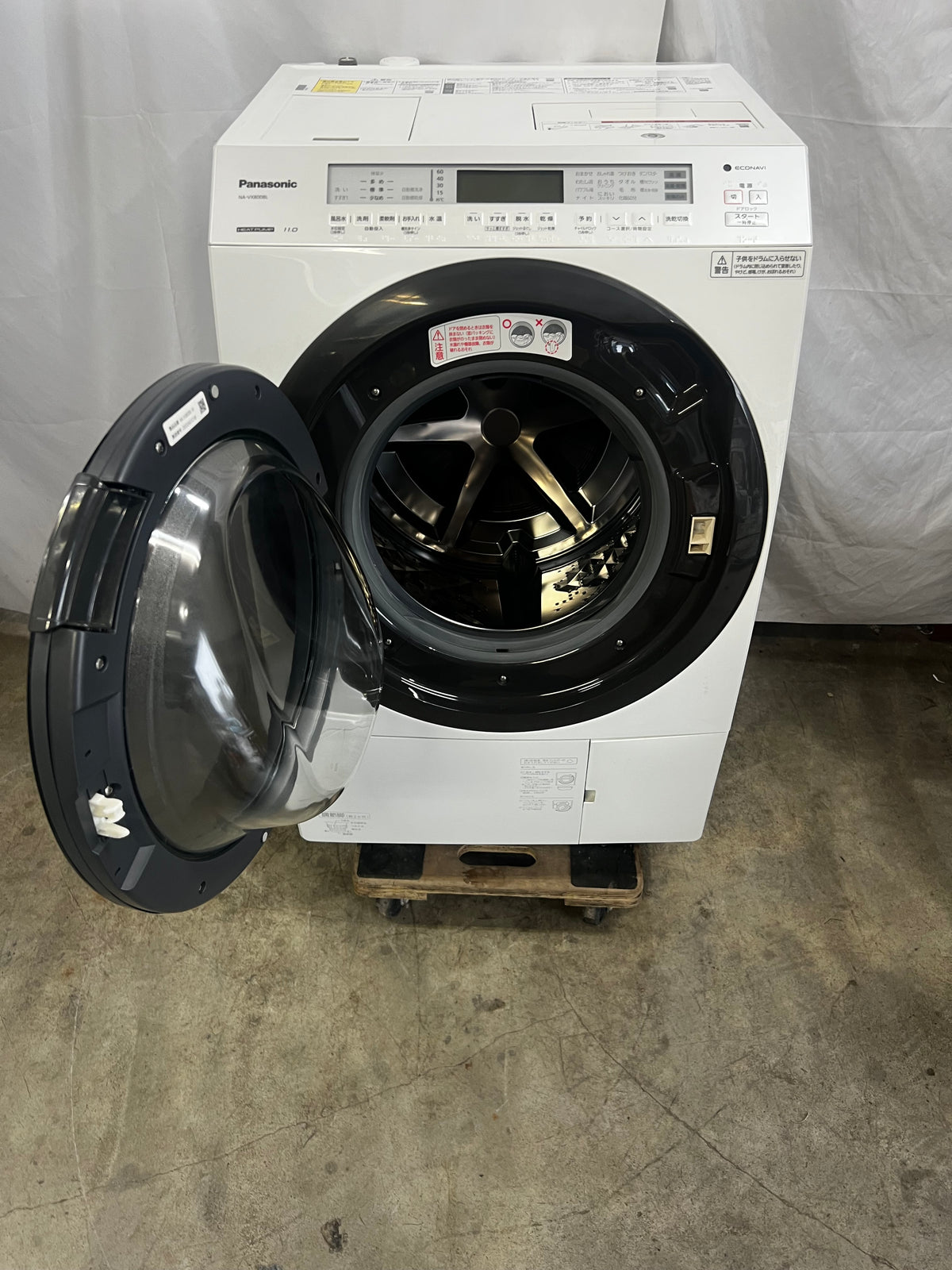 【1年保証/分解洗浄済み】Panasonic 洗濯機 NA-VX800BL 洗濯11kg 乾燥6kg 2021年製