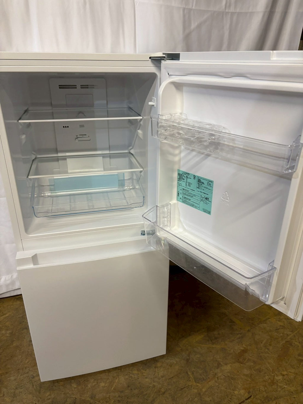 【6ヶ月保証】Haier 2ドア冷蔵庫 OBBR-121A 2023年製121L