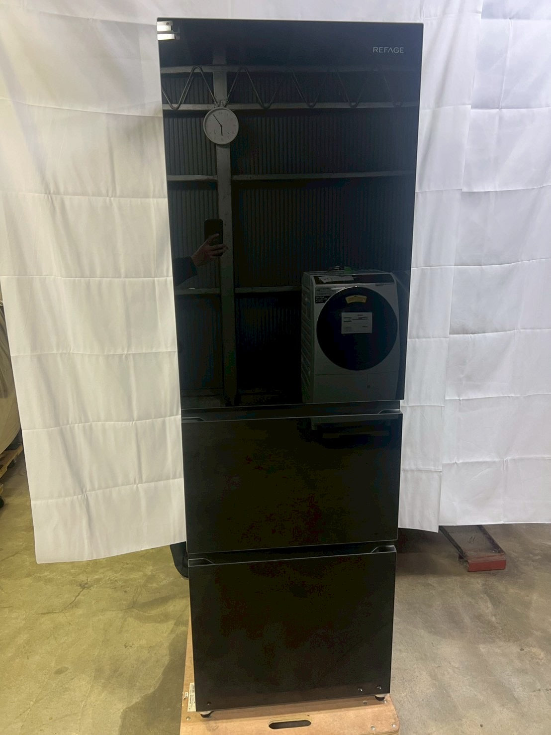 【美品】ヤマダ電機 3ドア冷蔵庫 YRZ-F32MK 2025年製 319L