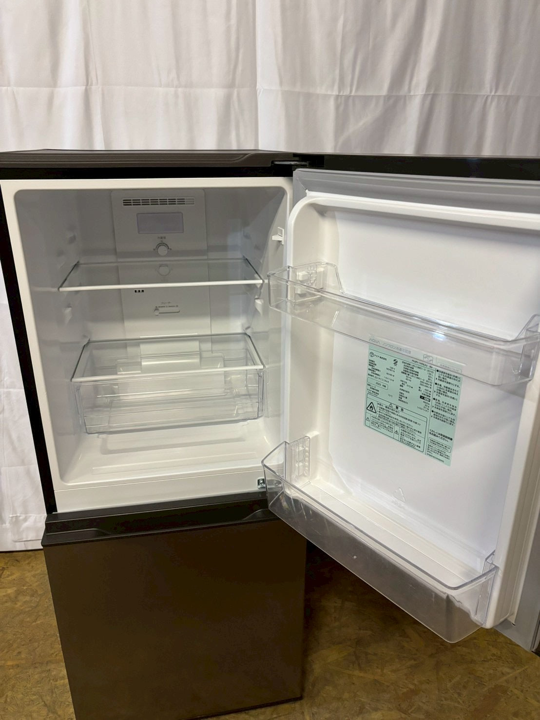 AQUA 2ドア冷蔵庫 AQR-14N(S) 2023年製135L