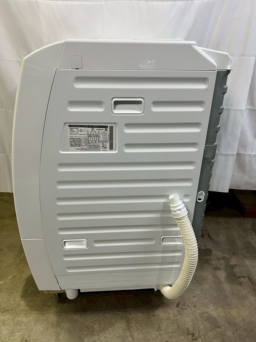 【6ヶ月保証】【分解清掃済み】日立ドラム式洗濯機BD-SV110CR 2019年製洗濯11kg乾燥6kg