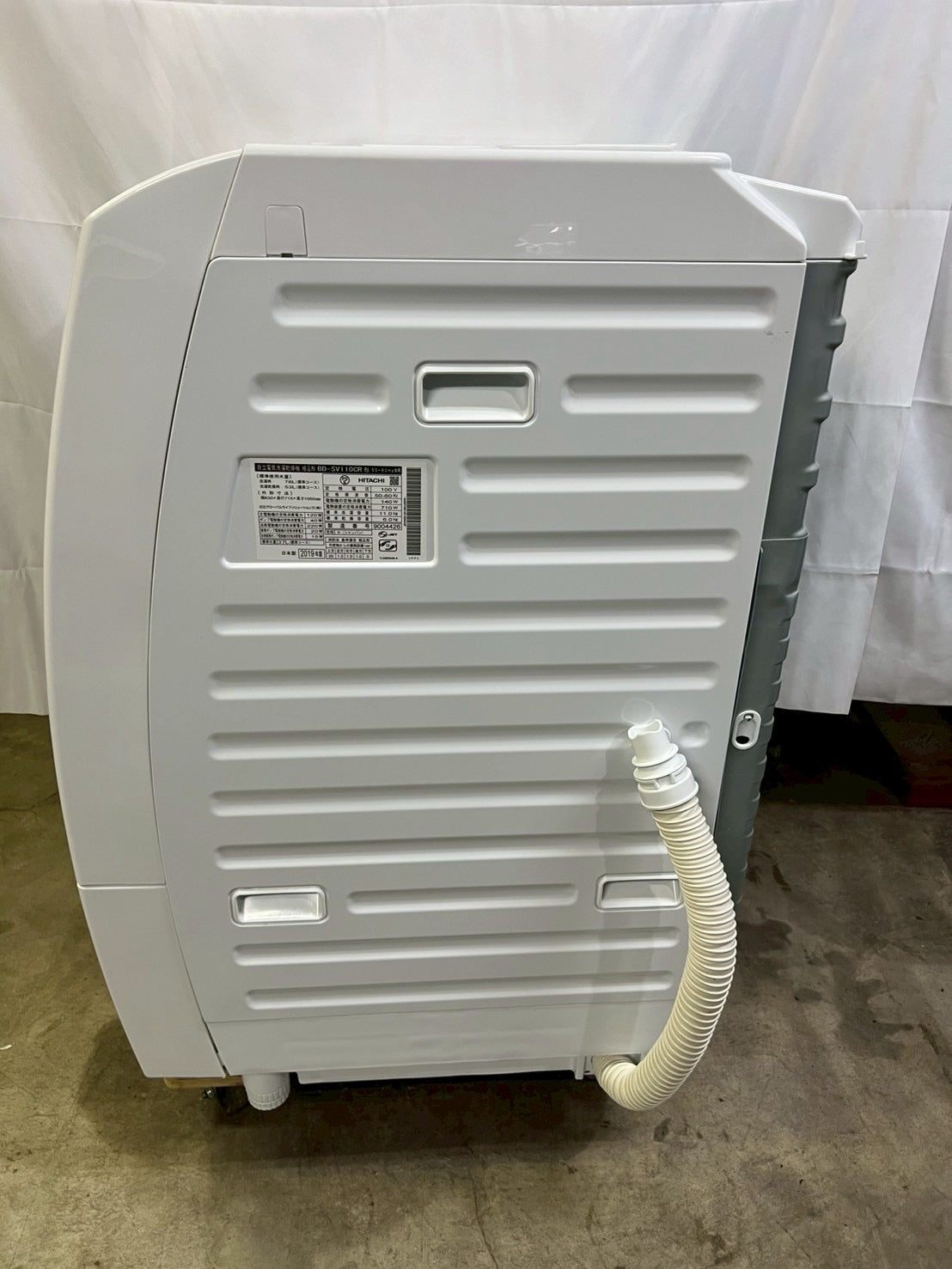 【6ヶ月保証】【分解清掃済み】日立ドラム式洗濯機BD-SV110CR 2019年製洗濯11kg乾燥6kg