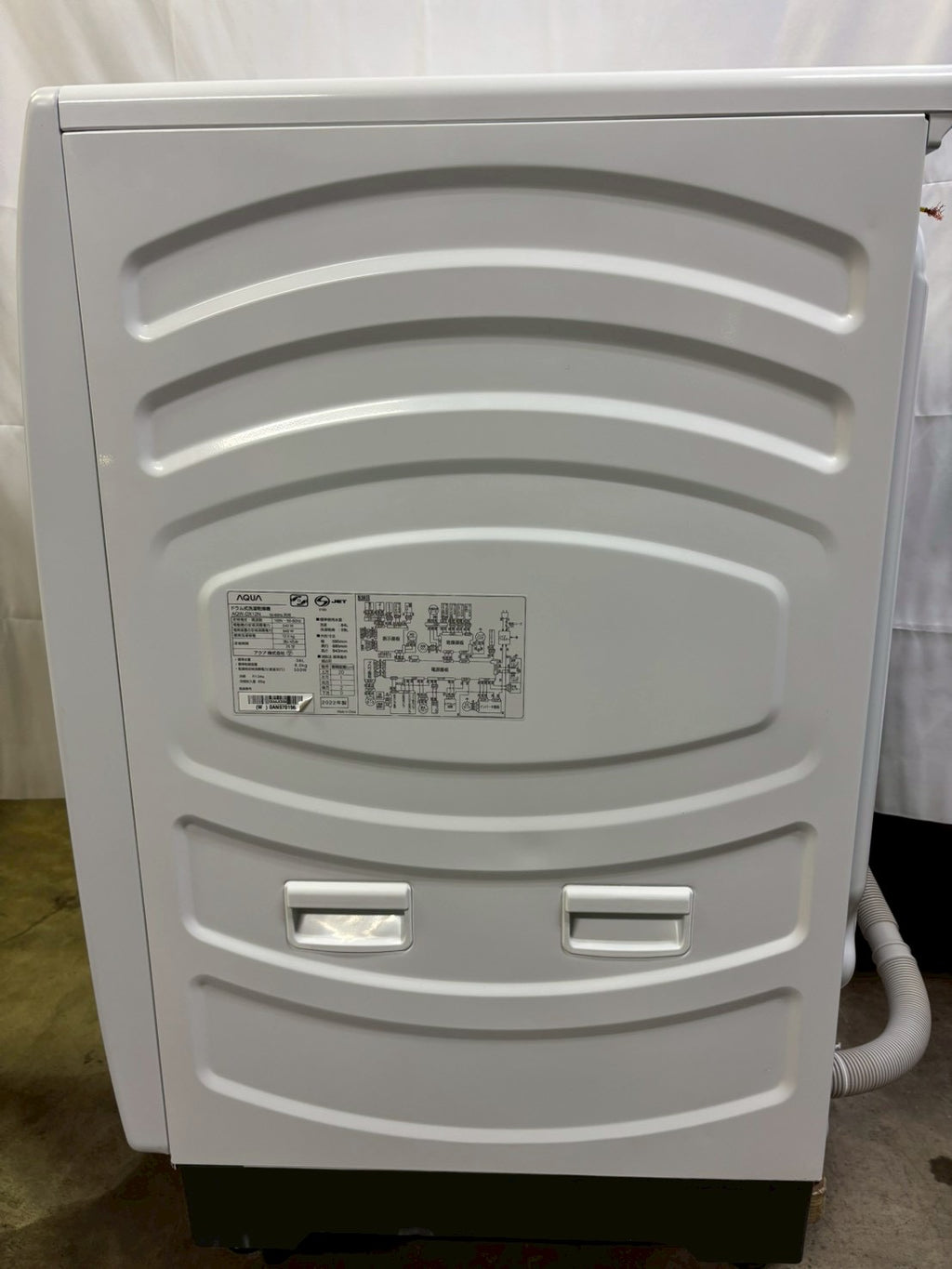 AQUAドラム式洗濯機 AQW-DX12N 洗濯12kg乾燥6kg 2022年製