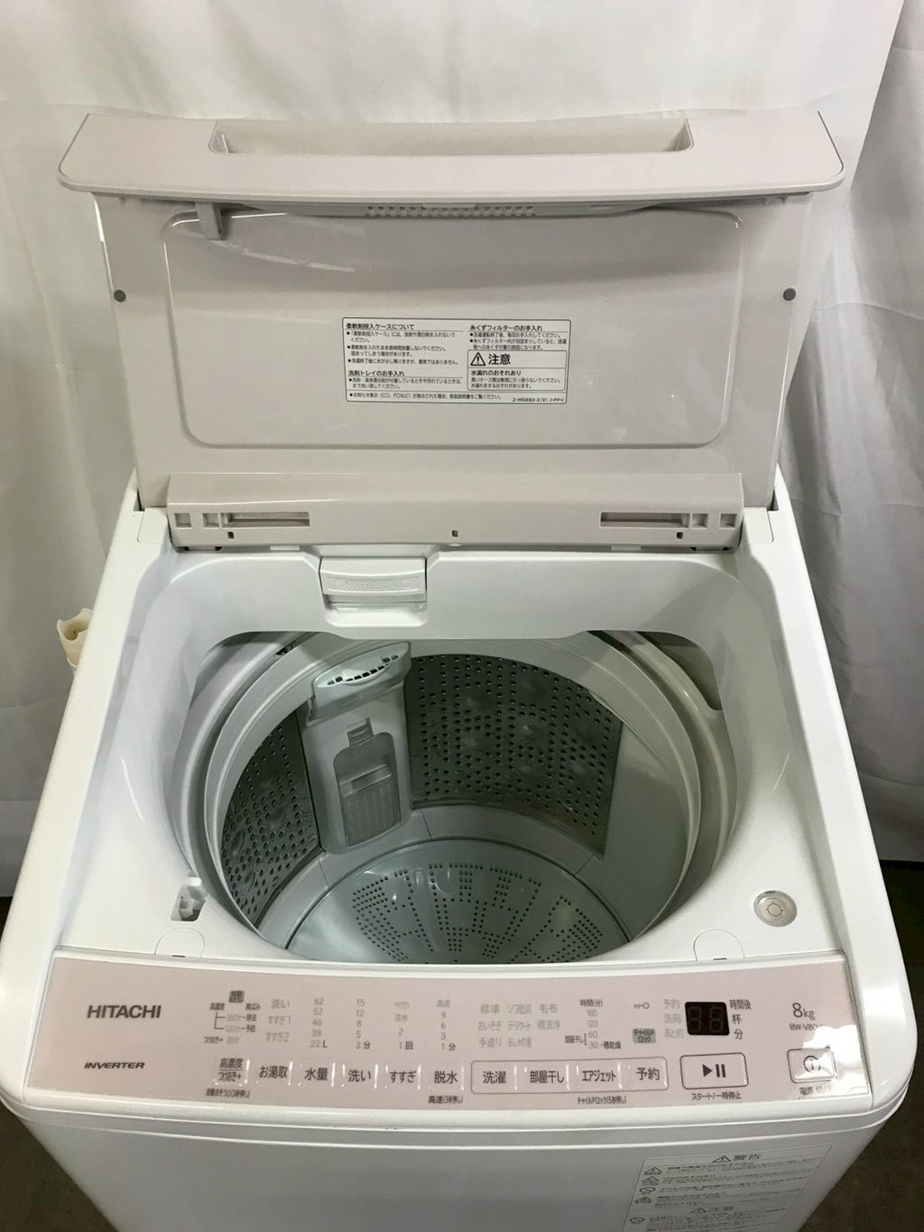 【半年保証】日立 BW-V80H 2022年製 洗濯8kg