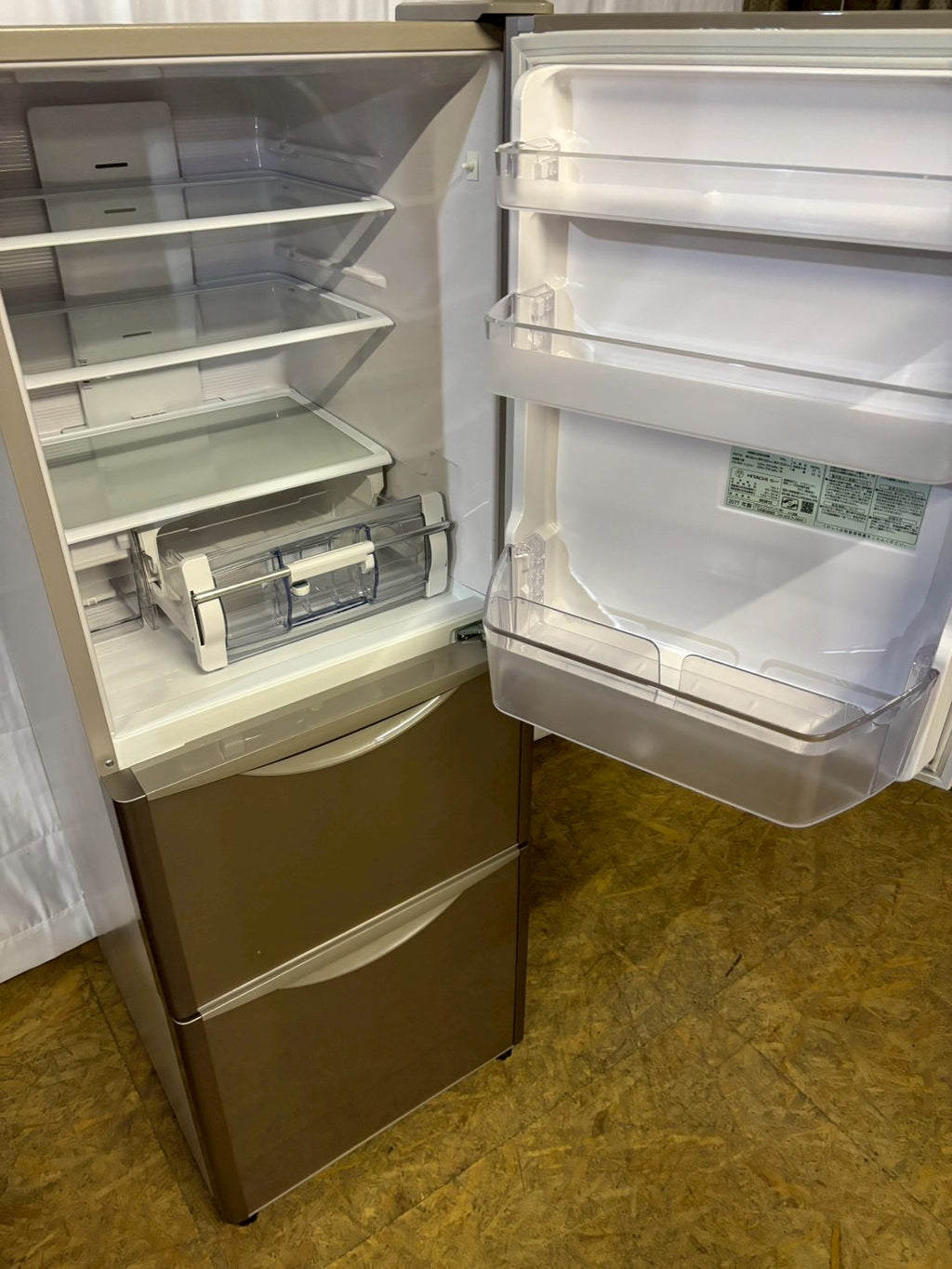 日立 3ドア冷蔵庫 R-S2700HV 2017年製265L 右開き