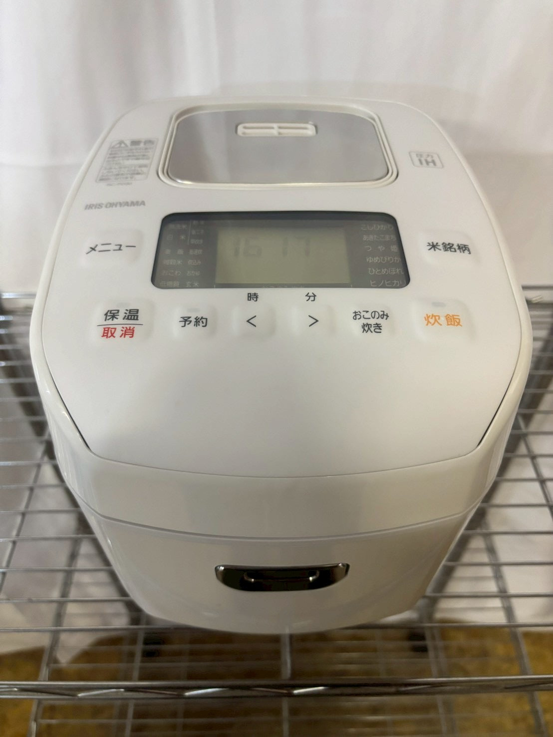 【6ヶ月保証】アイリスオーヤマ 炊飯器 RC-PD30 2021年製 3合