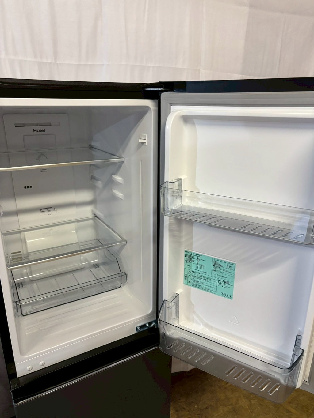 【6ヶ月保証】Haier 2ドア冷蔵庫 JR-SY15AR 2024年148L
