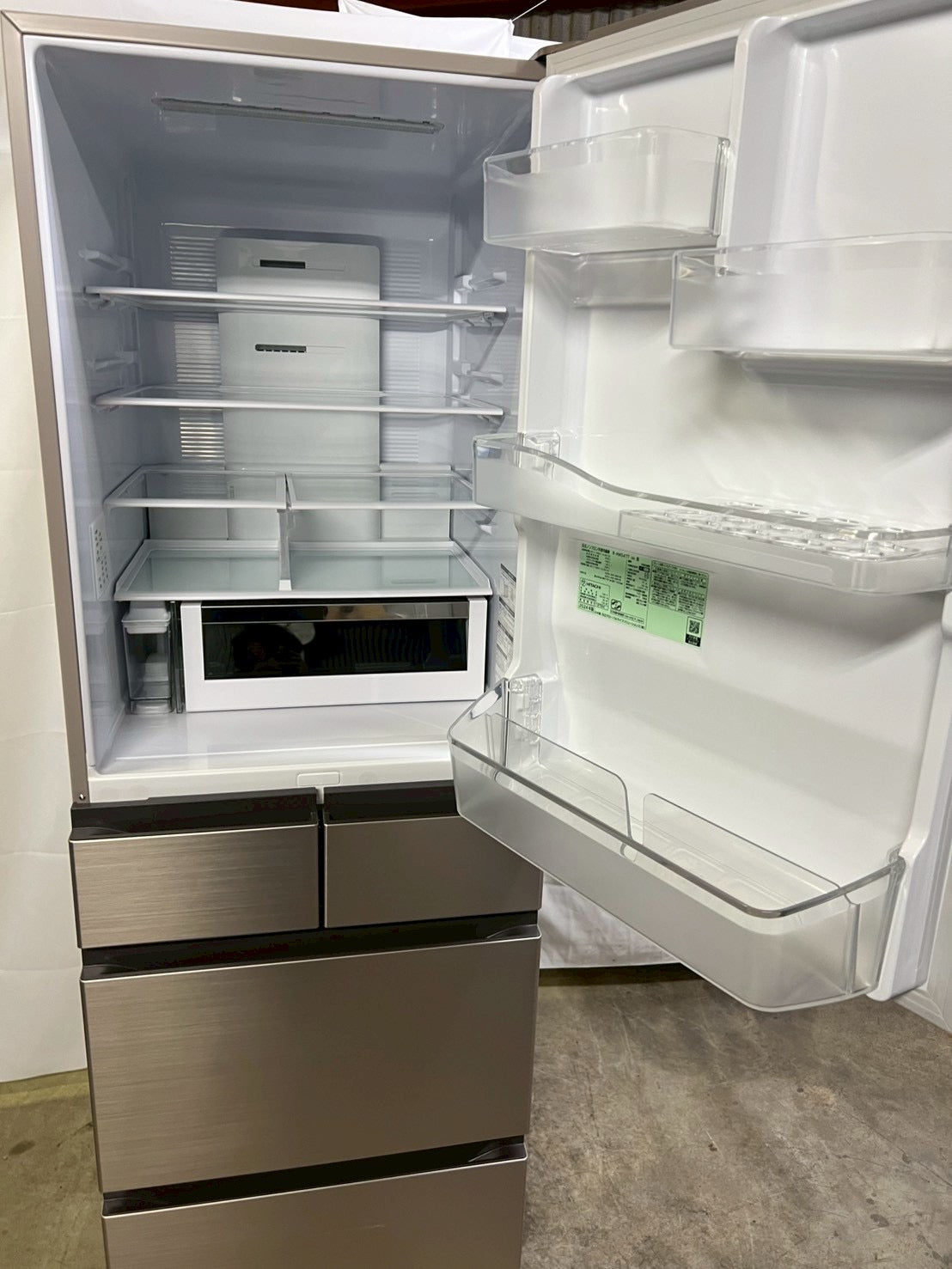 【1年保証/格安】日立 6ドア冷蔵庫 R-HWS47T 2024年製 470L