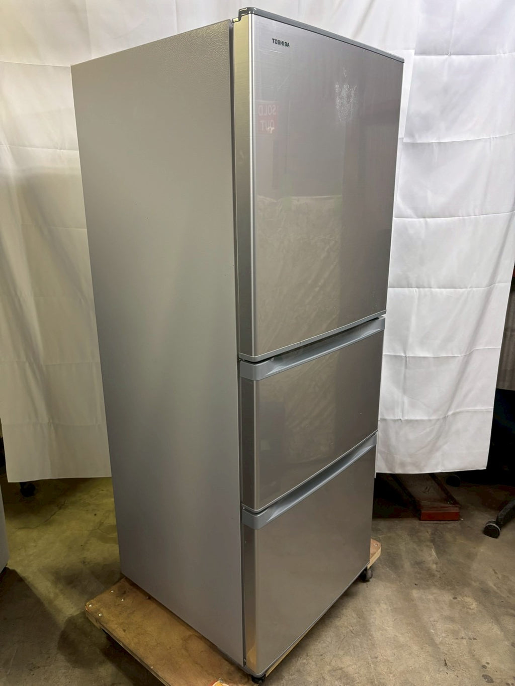 【6ヶ月保証】東芝 3ドア冷蔵庫 GR-S36S 2020年製 363L 右開き